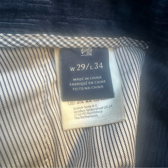 Scotch & Soda Amsterdam Couture Stuart corduroy pants
Size 29 Inseam 30” - Picture 7 of 9
